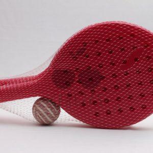 Set paleta pelota platica