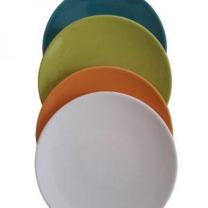 Plato de postre de ceramica 20 cm color