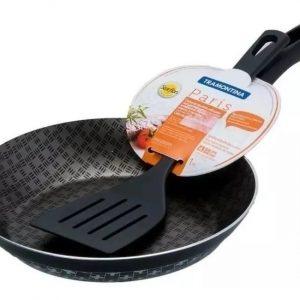 Sarten tramontina paris antiadherente con espatula 24cm