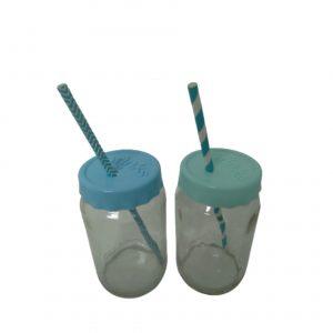 Vaso frasco con sorbete