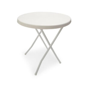 Mesa plegable redonda tapa pvc 75cm. diámetro Posta