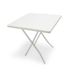 Mesa plegable cuadrada tapa pvc Posta