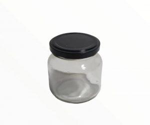 Frasco de vidrio 1,5kg tapa metalica