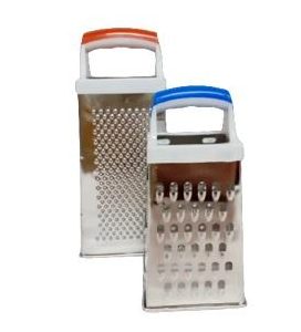 Rallador de acero mango plastico 4 lados