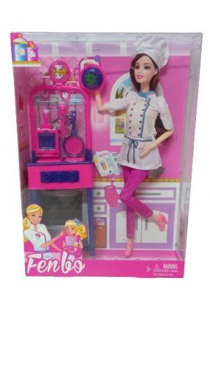 Muñeca estilo Barbie Cocinera