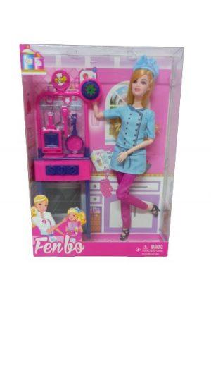 Muñeca estilo Barbie Cocinera