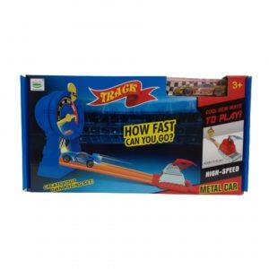 PISTA CON LANZADOR TIPO HOT WHEELS INCLUYE AUTO
