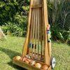 Juego de croquet profesional madera dura Grande