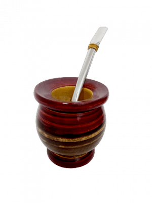 Mate madera Calden pintado