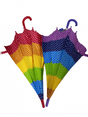 Paraguas infantil multicolor