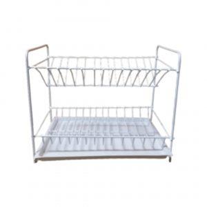 Escurridor platos alambre blanco