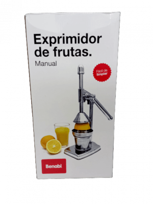 Exprimidor manual acero inoxidable