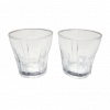 Vaso de vidrio whisky facetado 360ml