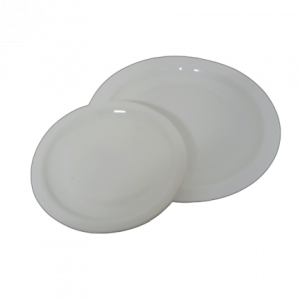 Plato postre ceramica blanco 19cm