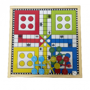 Juego de Ludo tablero en madera