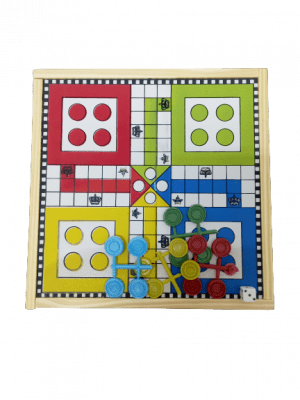 Juego de Ludo tablero en madera