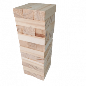 Jenga en madera 33 piezas