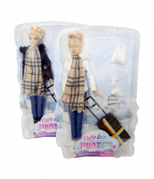 Set Muñeca estilo Barbie Viajera