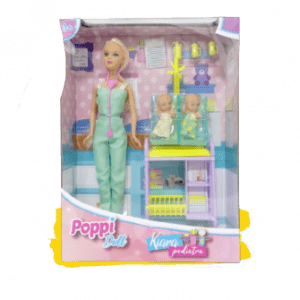 Set Muñecas estilo Barbie Pediatra