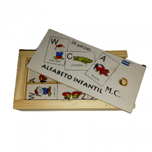Alfabeto infantil en madera