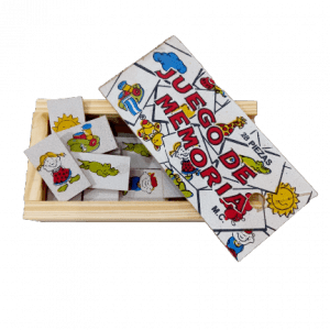 Juego de memoria madera mader center