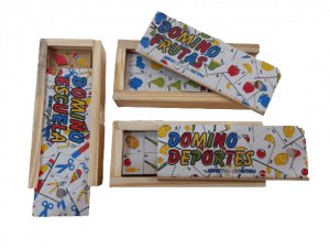 Juego Domino en madera diseños infantiles