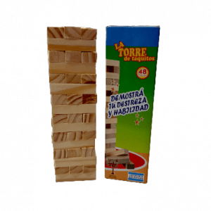 Jenga en madera 48 piezas