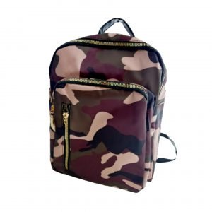 Mochila camuflada rectangular