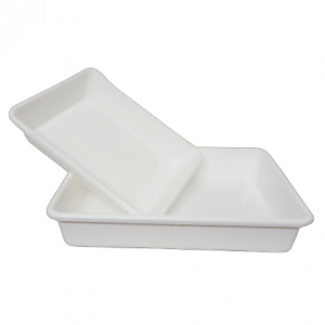 Batea plastica rectangular chica Dif plast