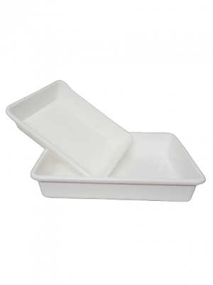 Batea plastica rectangular chica Dif plast