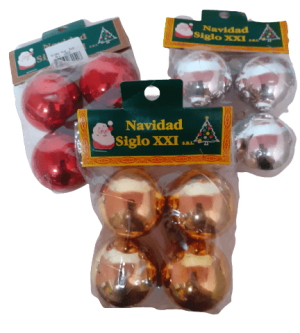 Bolas navideñas medianas N6