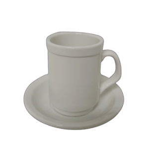 Taza con plato Capuccino porcelana