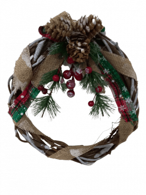 Corona – Adorno para puerta navideño