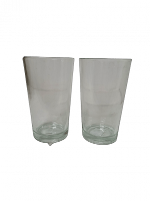 Vaso de vidrio recto Durax Nilda 350ml