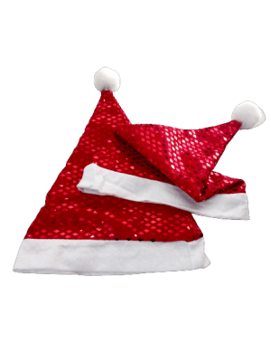 Gorro navideño brilloso