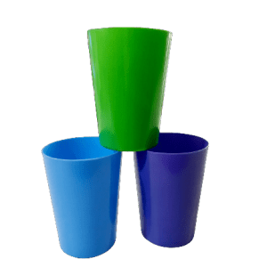 Vaso plastico color Amk