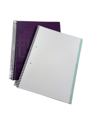 cuaderno universitario rayado tapa dura 150 hojas