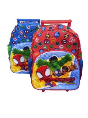 Mochila con carro jardin Spiderman