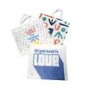 Bolsa de friselina estampada