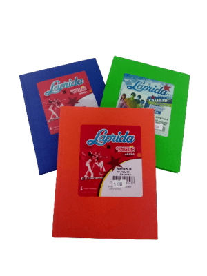 Cuaderno tapa dura rayado 50 hojas Laprida