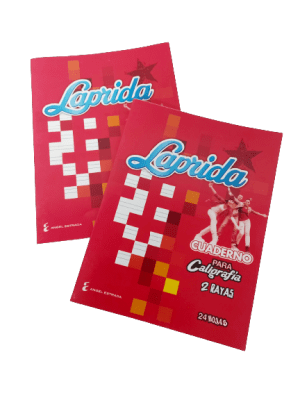 Cuaderno caligrafia 2 rayas 24 hojas Laprida