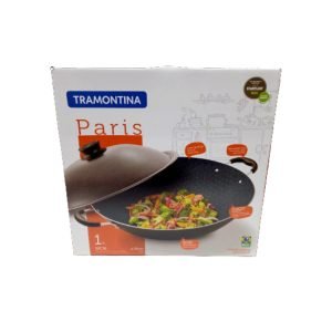 Wok con tapa Antiadherente 36 cm Tramontina