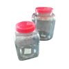 Frasco de vidrio tapa roja 1,5kg