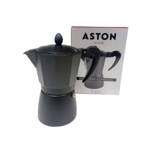Cafetera Italiana acero inox. Aston