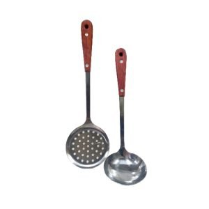 Cucharon acero inox y madera