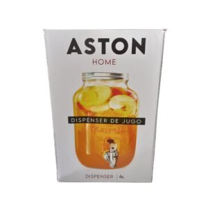 Dispenser de vidrio con canilla 4lts Aston