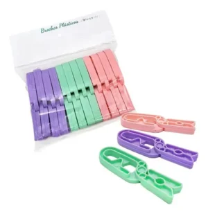 Broches para ropa plasticos amk