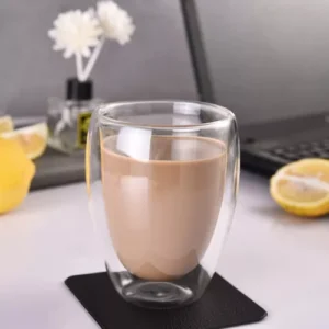 Taza doble vidrio alta 450ml