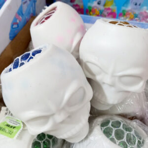 Apretables Squishy orbis antiestres calavera