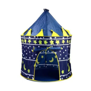 Carpa infantil castillo desmontable azul